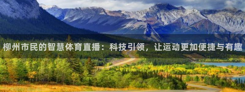 柳州市民的智慧体育直播：科技引领，让运动更加便捷与有趣